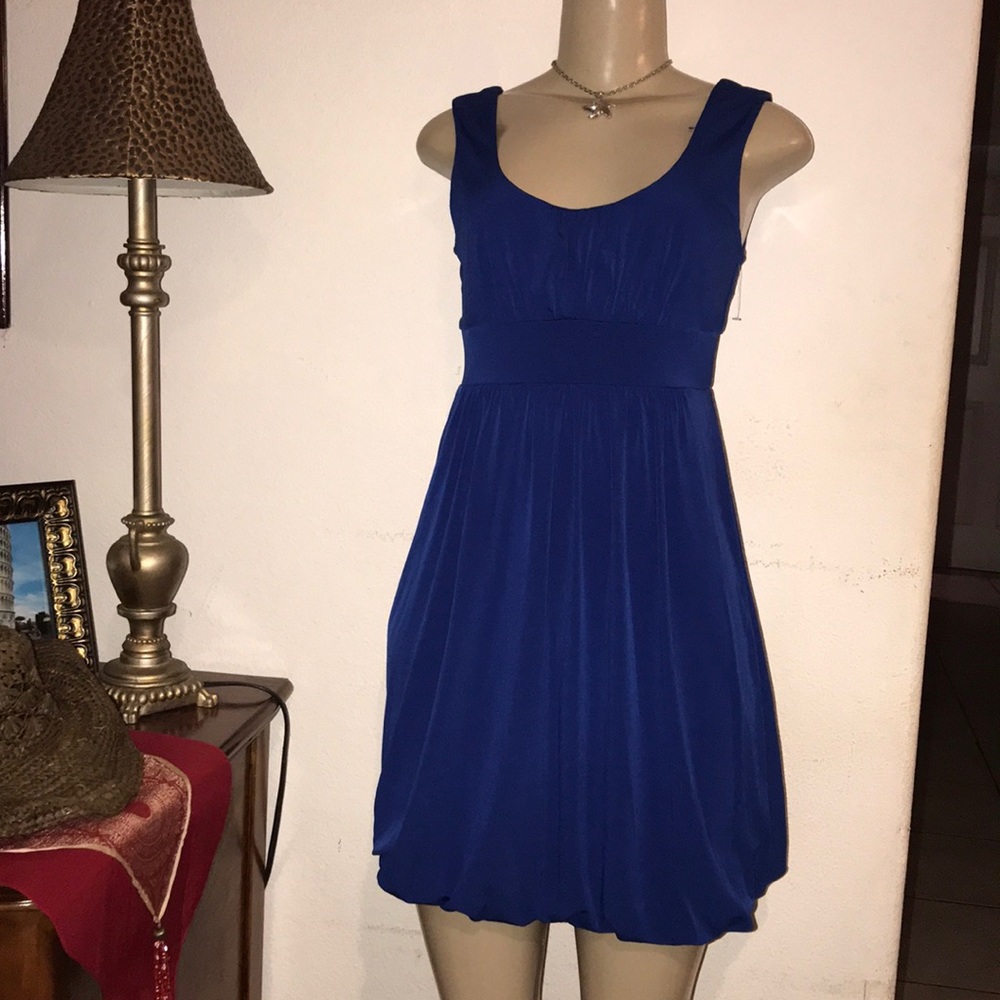 Mini dress royal blue size small no tags